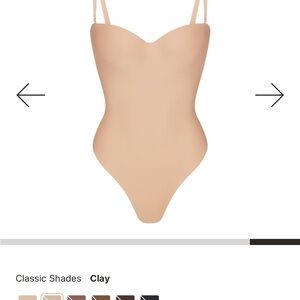 SKIMS Clay Bodysuit